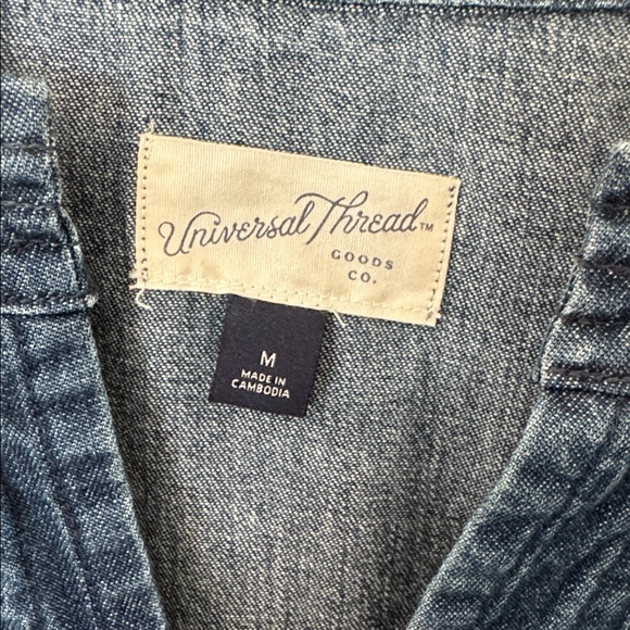 Universal Thread Top Denim Medium 100% Cotton - Picture 3 of 7